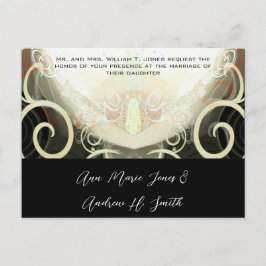 Wedding Invitation Cala Lily Uitnodiging Briefkaart