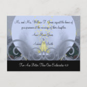Wedding Invitation Cala Lily Uitnodiging Briefkaart (Voorkant)