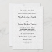 Wedding Invitation Card | Elegant Classic Script Kaart (Voorkant)
