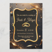 Wedding invitation card kaart (Voorkant)