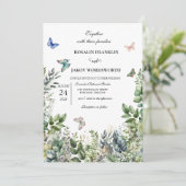 wedding Invitation card Kaart (Staand voorkant)