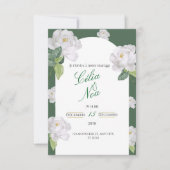 wedding invitation card RSVP kaartje (Voorkant)