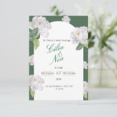 wedding invitation card RSVP kaartje (Staand voorkant)