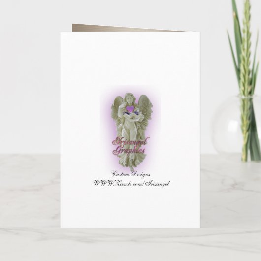 Wedding Invitation Diamonds op satin aanpasbaar (Achterkant)