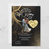 Wedding Invitation Elegant Modern Script Template Kaart (Voorkant)