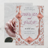 WEDDING INVITATION FEESTDAGENKAART (Voorkant / Achterkant)