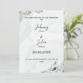Wedding invitation feestdagenkaart (Staand voorkant)