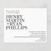 Wedding Invitation Flyer (Voorkant)