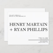 Wedding Invitation Flyer (Voorkant / Achterkant)