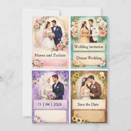 Wedding Invitation Kaart