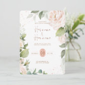 Wedding invitation kaart (Staand voorkant)