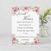 wedding Invitation Kaart (Staand voorkant)