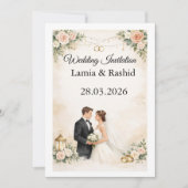 Wedding Invitation Kaart (Voorkant)