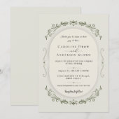 Wedding Invitation Kaart (Voorkant / Achterkant)