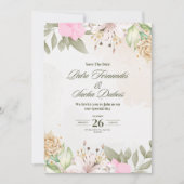 Wedding invitation kaart (Voorkant)