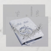 WEDDING INVITATION KAART (Voorkant / Achterkant)