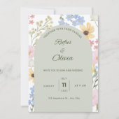 Wedding invitation  kaart (Voorkant)