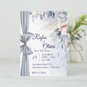 Wedding Invitation  Kaart (Staand voorkant)