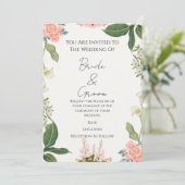 Wedding Invitation Kaart (Staand voorkant)