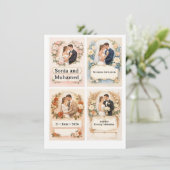 Wedding Invitation Kaart (Staand voorkant)