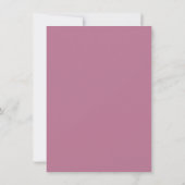 WEDDING INVITATION KAART (Achterkant)
