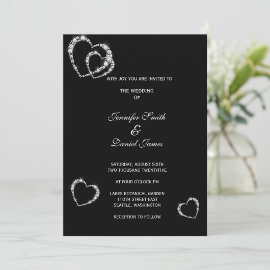 Wedding Invitation Kaart (Staand voorkant)