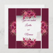 wedding invitation kaart (Voorkant / Achterkant)