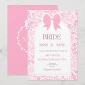 Wedding invitation  kaart (Voorkant / Achterkant)