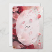 Wedding Invitation  Kaart (Achterkant)