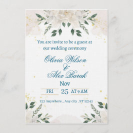 Wedding invitation  kaart