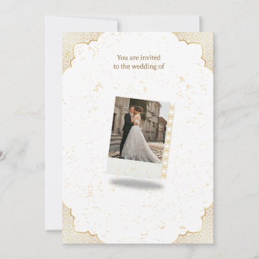 WEDDING INVITATION KAART (Voorkant)