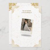 WEDDING INVITATION KAART (Voorkant / Achterkant)