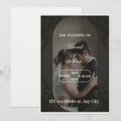 Wedding Invitation Kaart (Voorkant / Achterkant)