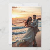 wedding invitation kaart (Achterkant)