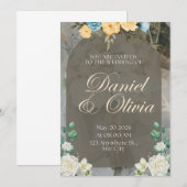 wedding invitation kaart (Voorkant / Achterkant)