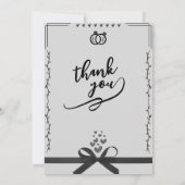 Wedding Invitation Kaart (Achterkant)