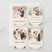 Wedding Invitation Kaart (Voorkant)