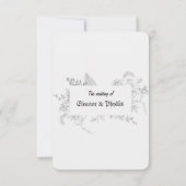 wedding invitation kaart (Achterkant)