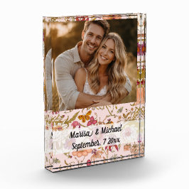Wedding invitation keepsake photo block fotoblokken
