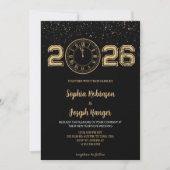 Wedding Invitation new year celebrations  Kaart (Voorkant)