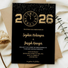 Wedding Invitation new year celebrations Kaart