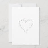 Wedding invitation simple kaart (Achterkant)