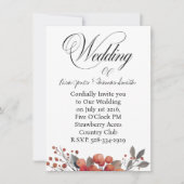 Wedding invitation simple kaart (Voorkant)