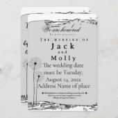 Wedding invitation Simplicity that speaks of luxry Kaart (Voorkant / Achterkant)