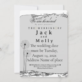 Wedding invitation Simplicity that speaks of luxry Kaart