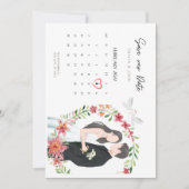 Wedding Invitation Suite met Save the Date Kaart (Voorkant)