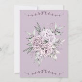 Wedding Invitation Template - Editable & printable Kaart (Achterkant)