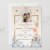 Wedding Invitation | Template for Names &date Kaart (Voorkant)