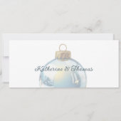 Wedding Invitation, Wedding Stationary, Christmas Kaart (Achterkant)