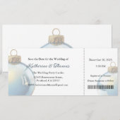 Wedding Invitation, Wedding Stationary, Christmas Kaart (Voorkant / Achterkant)